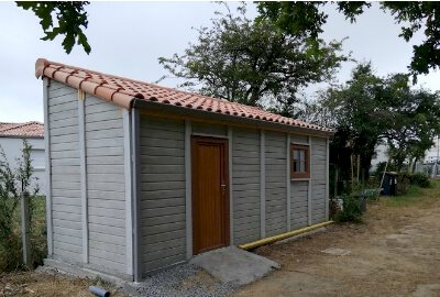 Abri de jardin Indept 1P béton aspect Bois Doizon 1 Abri de jardin Indept 1P béton aspect Bois Doizon par ABRIDIS